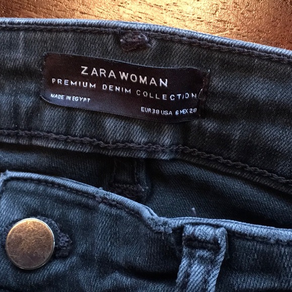 EUC Zara Button fly Skinny Jeans - Picture 5 of 7